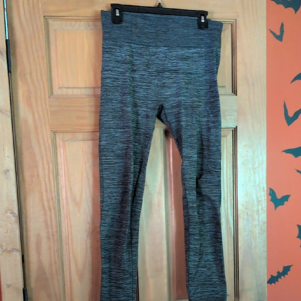 Gray Lined Leggings